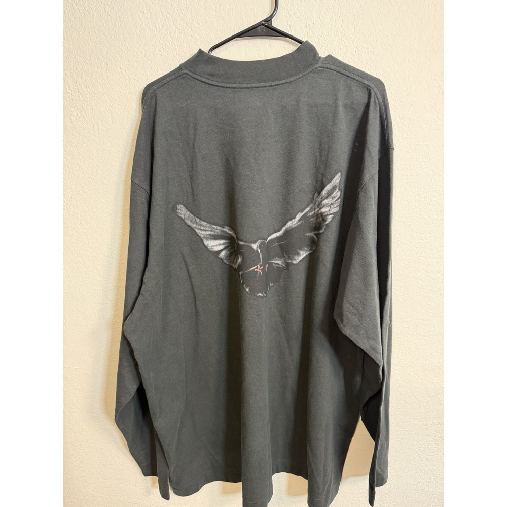 Yeezy Gap YZY 10A Dove Long Sleeve Shirt Dark Grey Size Large NEW Kanye West